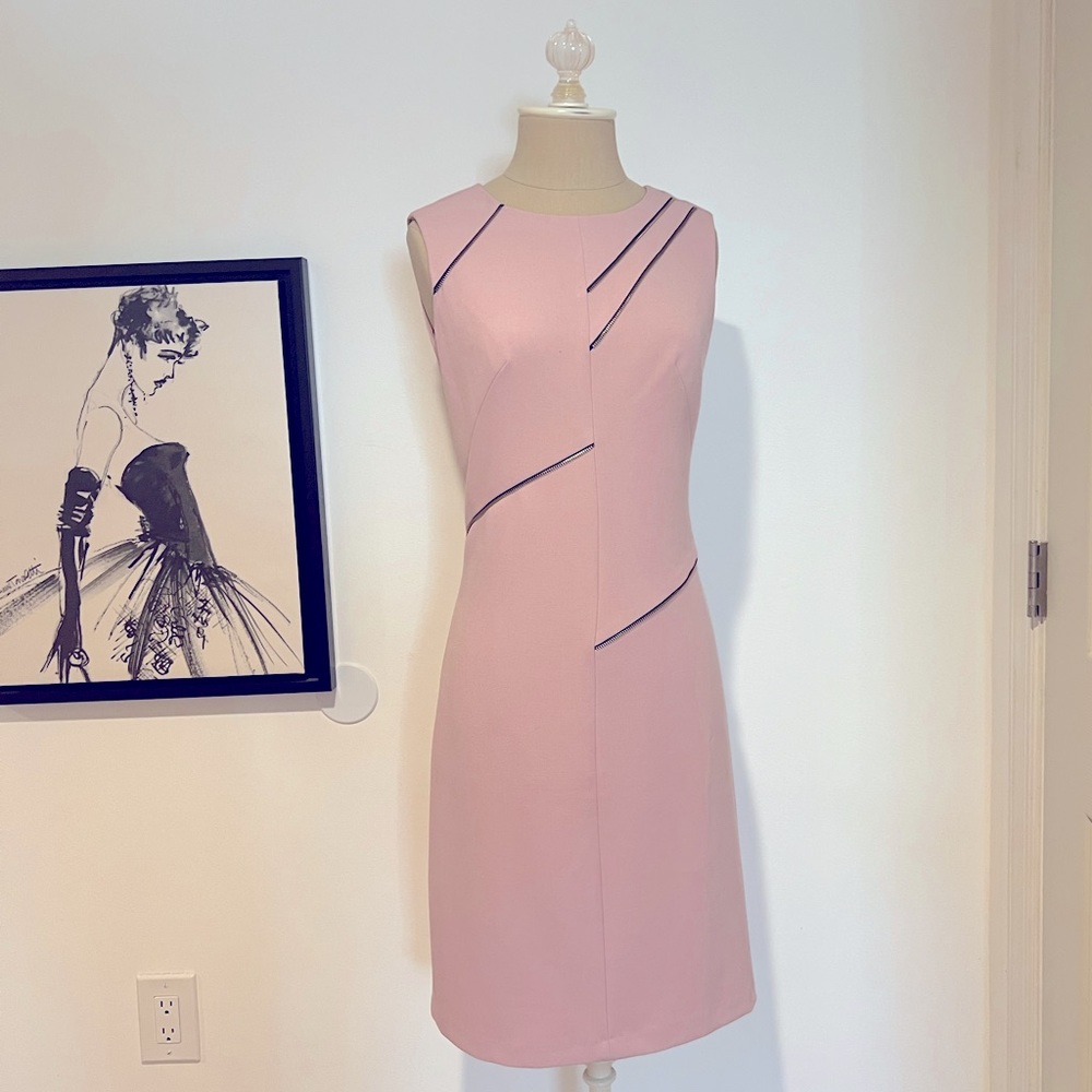Anne Kaelle pink Jackie o cut dress size 4